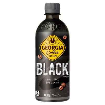 ジョージアブラック 500mlPET×24本【1456844】富山県砺波市11000お茶・飲料コーヒー・紅茶