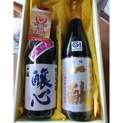 純米大吟醸醸心 純米大吟醸 酒の華一献 セット【1209365】山形県川西町20000酒・アルコール日本酒