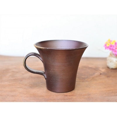 備前焼 コーヒーカップ(中) c1-100【1272150】愛媛県上島町10000雑貨・日用品食器・グラス