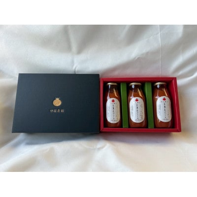 伊藤農園 無添加 ミニとまとジュース 180ml(3本)【1654434】三重県木曽岬町9000お茶・飲料果汁・野菜飲料
