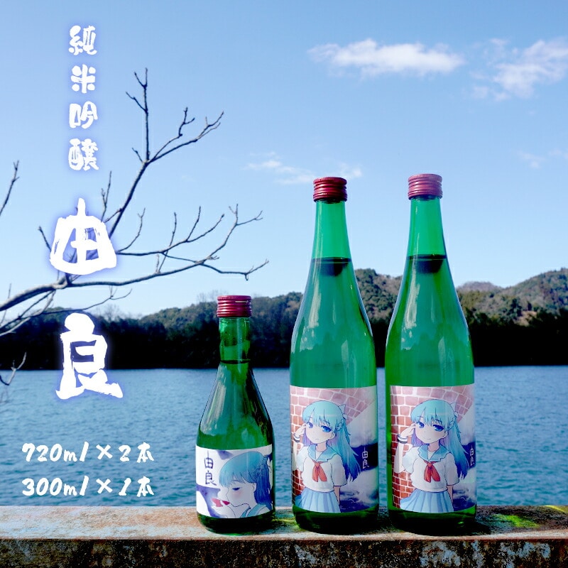 純米吟醸 由良 720ml×2本 300ml×1本 : 日本酒 3本セット 辛口 地酒 限定パッケージ 池田酒造 お酒 アルコール 京都 舞鶴 酒 熨斗 ギフト 贈り物 贈答用 プレゼント お歳暮 お歳暮京都府舞鶴市2
