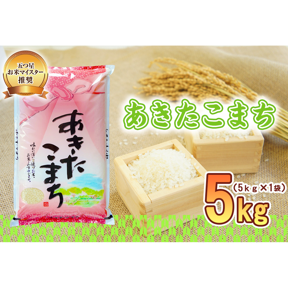 佐々木米穀店 米 五つ星お米マイスター推奨 あきたこまち 5kg 岩手 盛岡市産 お米 白米 精米 ご飯 ブランド米 新米 令和6年産 産地直送  コメ こめ おこめ 令和6年 2024年 岩手県 盛岡 盛岡市岩