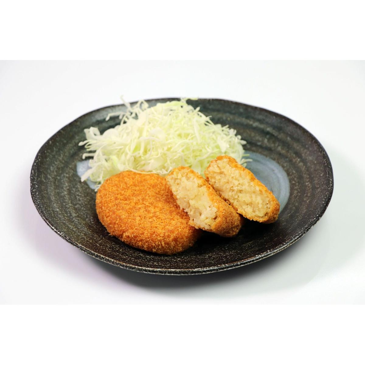 レンジでチンOK!「ズワイガニクリームコロッケ&バターしょうゆコロッケ 総数8個」&「甘酒ミルクプリン3個」セット 冷凍コロッケ 洋食 夕飯 ランチ お弁当 おかず 簡単調理 便利 揚げ物