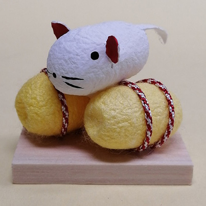 黄金俵ねずみ 民芸品 インテリア 置物 手作り 和風 和テイスト 動物 動物モチーフ 縁起が良い 縁起物 岩手県盛岡市11000衣類・装飾品・工芸品その他 装飾品・工芸品