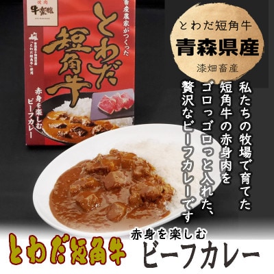 とわだ短角牛 ビーフカレー 青森県産 短角牛100%使用 210g 4食【配送不可地域:離島】【1467331】青森県十和田市38000鍋セット・総菜・加工食品カレー・シチュー