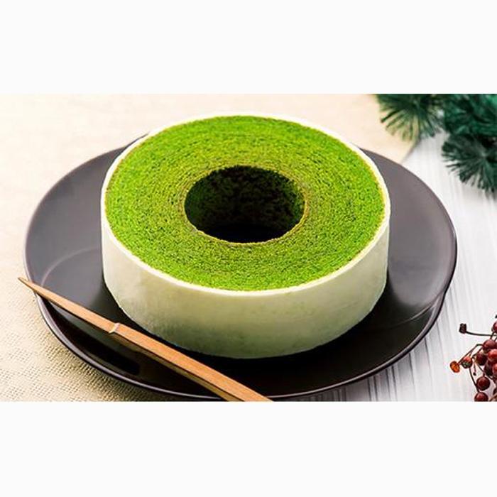 静岡抹茶バウムクーヘン10個(包装あり)【配送不可:離島】静岡県静岡市50000菓子・スイーツ焼き菓子