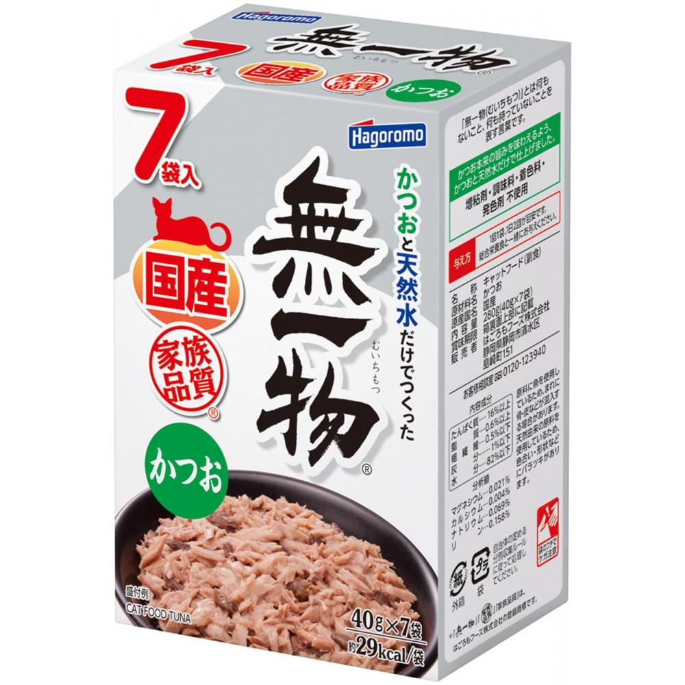 ペットフード無一物(R)パウチかつお7個パック40g×10箱【はごろもフーズ】◆静岡県静岡市30000鍋セット・総菜・加工食品総菜