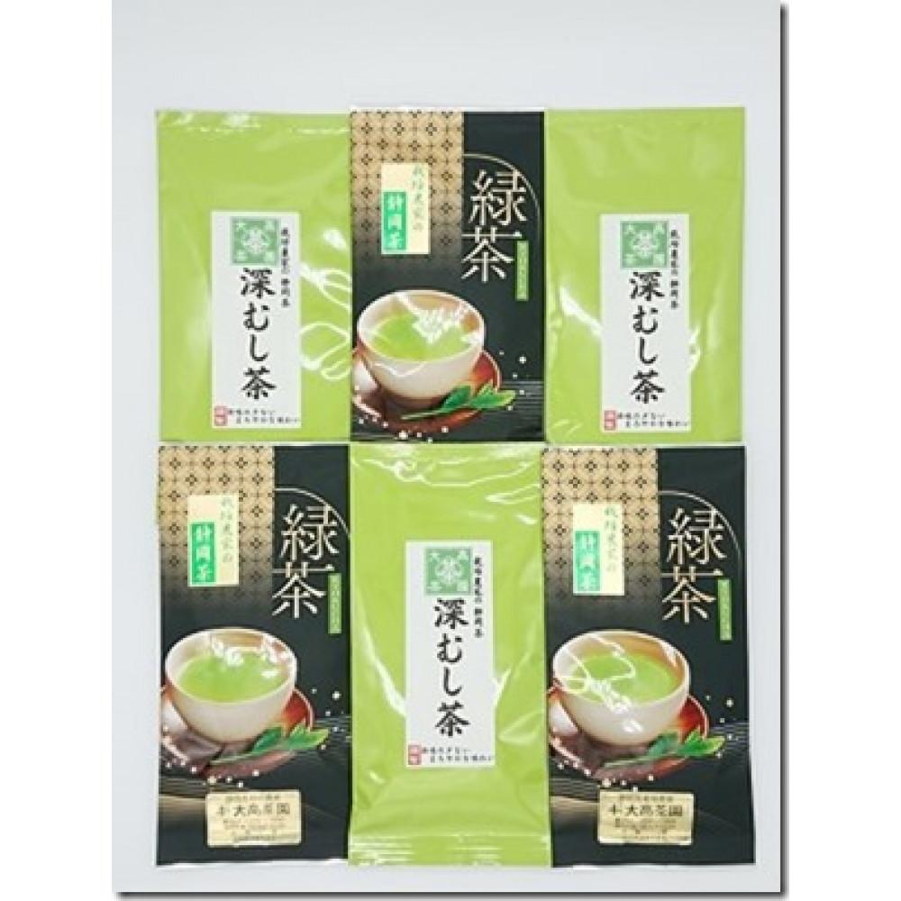 お茶処静岡 栽培農家やぶきた一番茶煎茶味わいセット 100g入×6袋◆静岡県静岡市17000お茶・飲料お茶