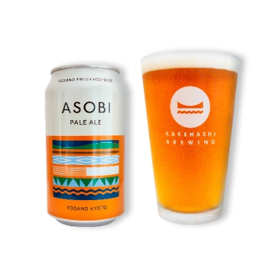 【与謝野町産ホップ使用クラフトビール】 ASOBI(アソビ) 350ml×48本 ペールエール【1670391】京都府与謝野町80000酒・アルコールビール・発泡酒