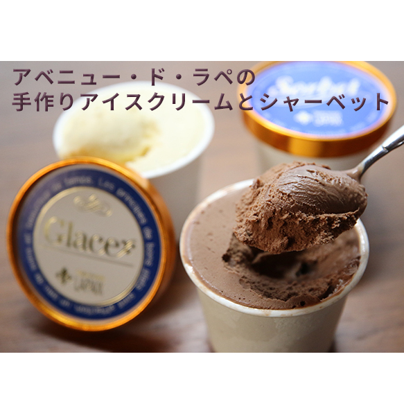 アイス 手作り アイスクリーム & シャーベット 8個 セット アベニュー・ド・ラペ バニラアイス 抹茶アイス チョコレートアイス 食べ比べ スイーツ おやつ デザート バニラ 抹茶 抹茶アイス