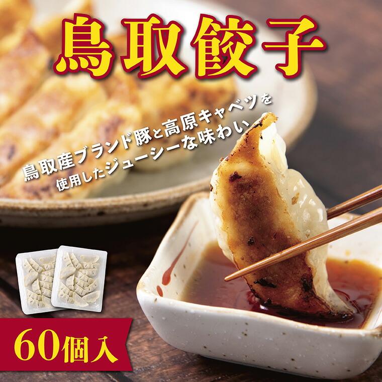 鳥取餃子 鳥取県産ブランド豚使用 60個セット (30個入り×2パック)鳥取県鳥取市10000鍋セット・総菜・加工食品総菜