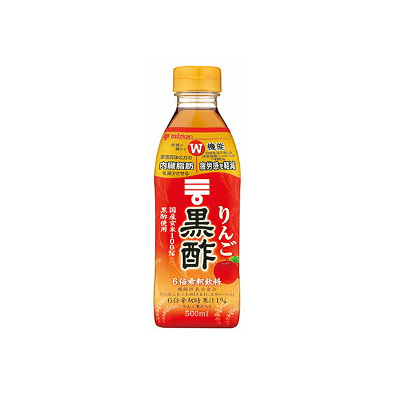 ミツカン りんご黒酢500ml 6本兵庫県三木市17000お茶・飲料果汁・野菜飲料