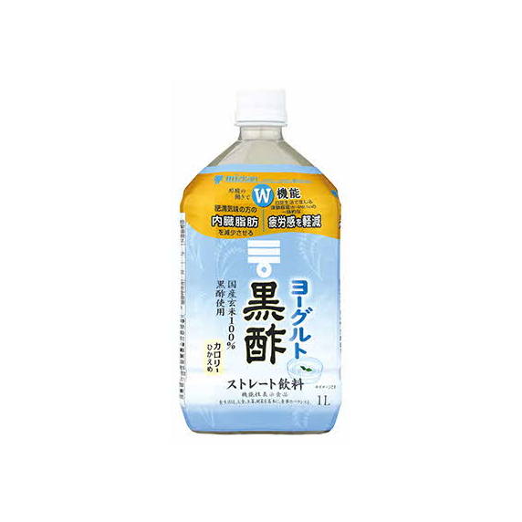 ミツカン ヨーグルト黒酢 ストレート1L 6本兵庫県三木市7000お茶・飲料果汁・野菜飲料