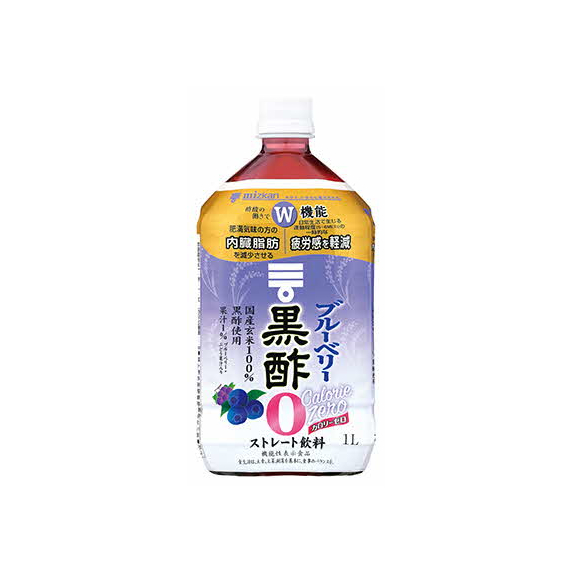 ミツカン ブルーベリー黒酢 カロリーゼロ1L 6本兵庫県三木市7000お茶・飲料果汁・野菜飲料