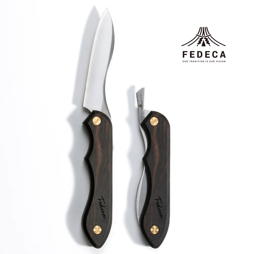 【FEDECA】折畳式料理ナイフ プレーン黒檀 000955兵庫県三木市41000雑貨・日用品調理器具