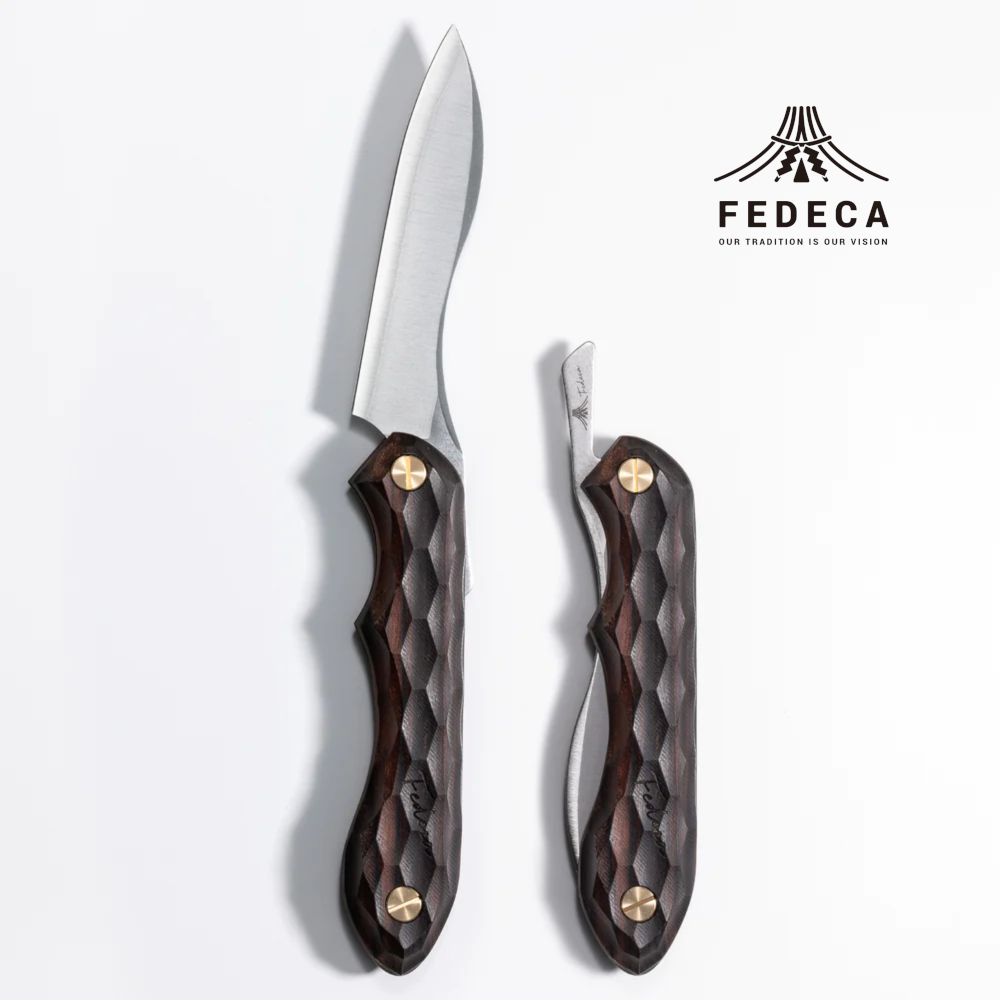 【FEDECA】折畳式料理ナイフ 名栗黒檀 000956兵庫県三木市44000雑貨・日用品調理器具