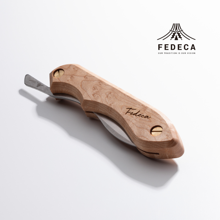 【FEDECA】 折畳式料理ナイフ バーズアイメープル 001214兵庫県三木市44000雑貨・日用品調理器具
