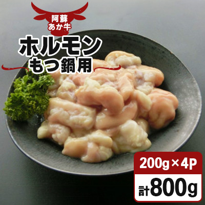ホルモンもつ鍋用 800g【配送不可地域:離島】【1527041】熊本県南阿蘇村15000肉加工肉(ハム・ソーセージ等)
