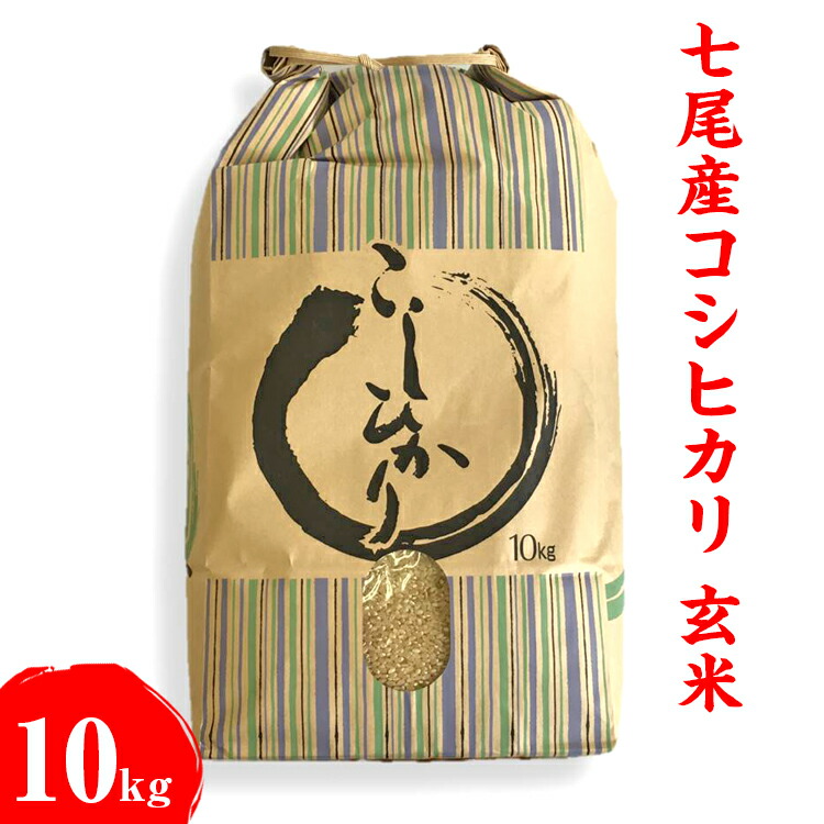 【能登半島地震復興支援】米 玄米 10kg/七尾産コシヒカリ 玄米10kg(10Kg×1袋) ※2024年10月下旬頃から順次発送予定石川県七尾市20000米・パン玄米・雑穀米・もち米・餅
