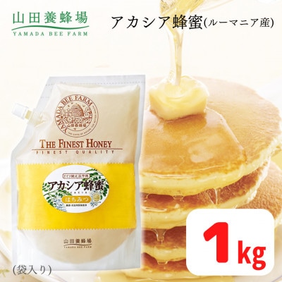 ルーマニア産アカシア蜂蜜1kg袋(12014)【1354733】岡山県津山市20000鍋セット・総菜・加工食品ジャム・はちみつ