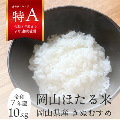 【令和7年産】きぬむすめ 岡山ほたる米 精米10kg (岡山県産)新米 産地直送 《数量限定》【1667051】岡山県津山市34000米・パン白米