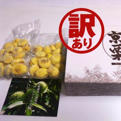【京栗】冷凍むき栗 500g(250g×2P) 氷蔵丹波栗【訳あり】【配送不可地域:離島】【1464771】京都府綾部市10000果物・フルーツその他 果物・フルーツ