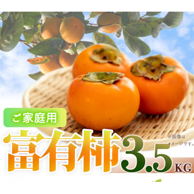 【2025年11月発送】【ご家庭用わけあり】和歌山秋の味覚 富有柿 約3.5kg【1270077】和歌山県日高町14000果物・フルーツその他 果物・フルーツ