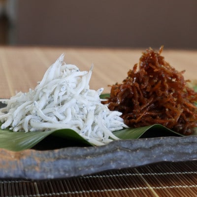 しらす、佃煮2色セット 金箱「匠B」 takumi【配送不可地域:離島・北海道・沖縄】【1293173】和歌山県日高町15000魚介・海産物その他 魚介・海産物
