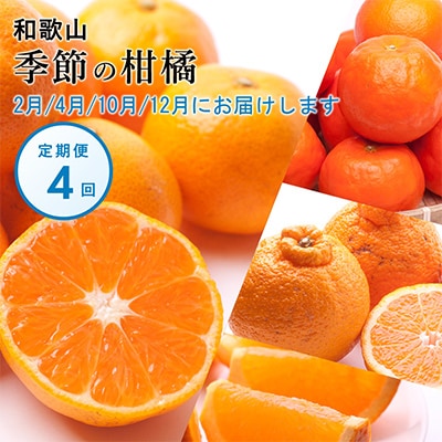 【発送月固定定期便】季節の柑橘定期便B【フルーツ定期便】【和歌山県有田】全4回【4011705】和歌山県日高町55000果物・フルーツみかん・柑橘類