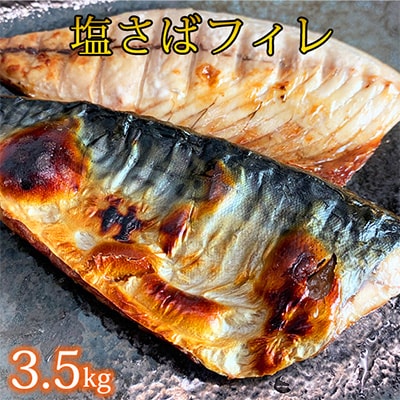 2023年7月発送開始『定期便』塩さばフィレ3.5kg全3回【配送不可地域:離島】【5156486】和歌山県日高町42000魚介・海産物その他 魚介・海産物