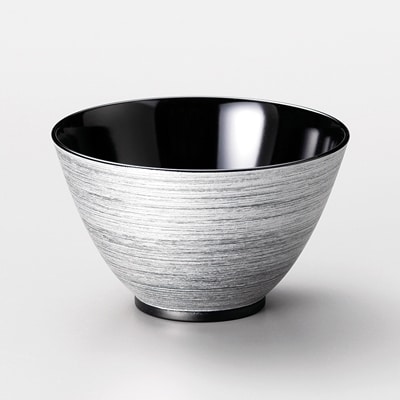 越前塗 銀刷毛多用大椀 黒 φ14×8.4cm 食洗機・レンジ対応【1039859】福井県鯖江市10000雑貨・日用品食器・グラス