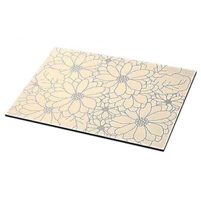 伝統工芸品★食事がリッチになる『越前漆器 花柄ランチョンマット1枚』 白銀【1647942】福井県鯖江市13000衣類・装飾品・工芸品その他 装飾品・工芸品