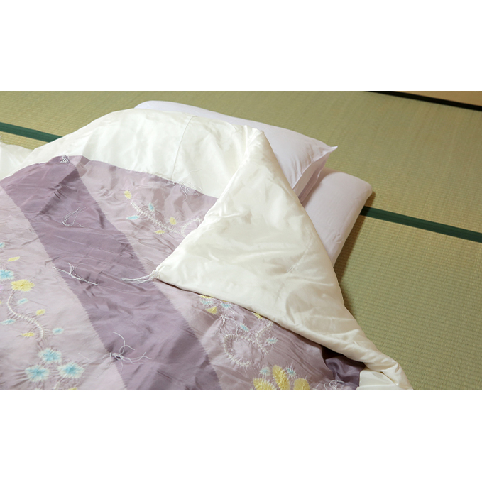 ふるさと納税限定!オリジナル近江真綿ふとん 日用品 掛け布団 布団 消臭作用 抗菌 滋賀県米原市950000雑貨・日用品寝具・タオル