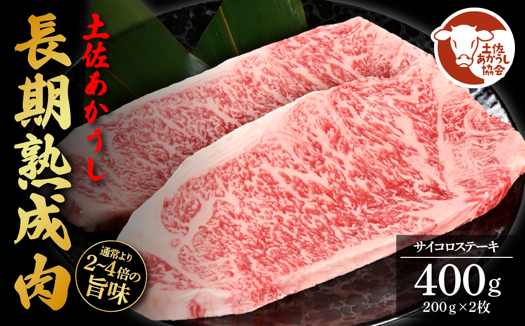 エイジング工法熟成肉土佐あかうし特選サーロインステーキ200g×2枚(冷凍)高知県芸西村44000肉牛肉