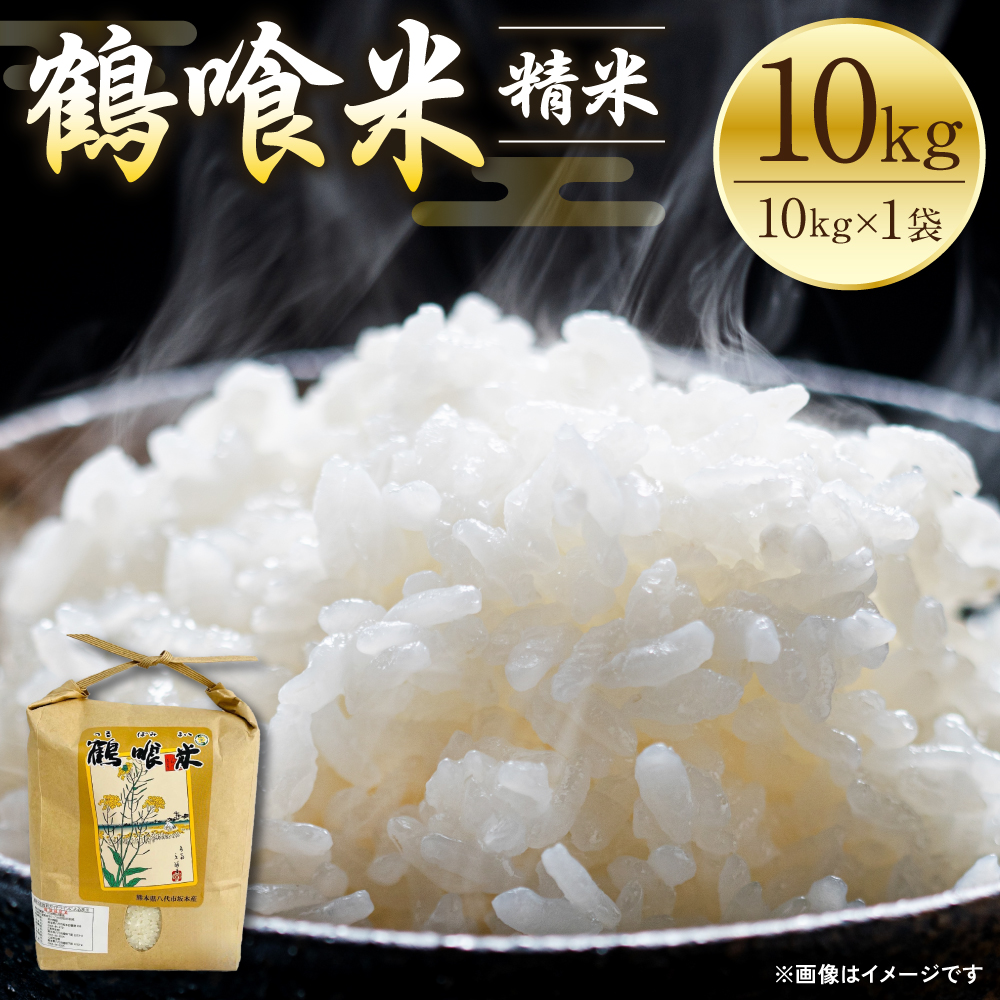 《令和7年産》 鶴喰米 精米10kg くまさんの輝き 米 精米 白米 熊本県産 国産 熊本県八代市30000米・パン白米