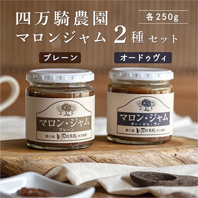 マロンジャム250g 2種(プレーン・オードゥヴィ)【1317197】茨城県かすみがうら市10000鍋セット・総菜・加工食品ジャム・はちみつ