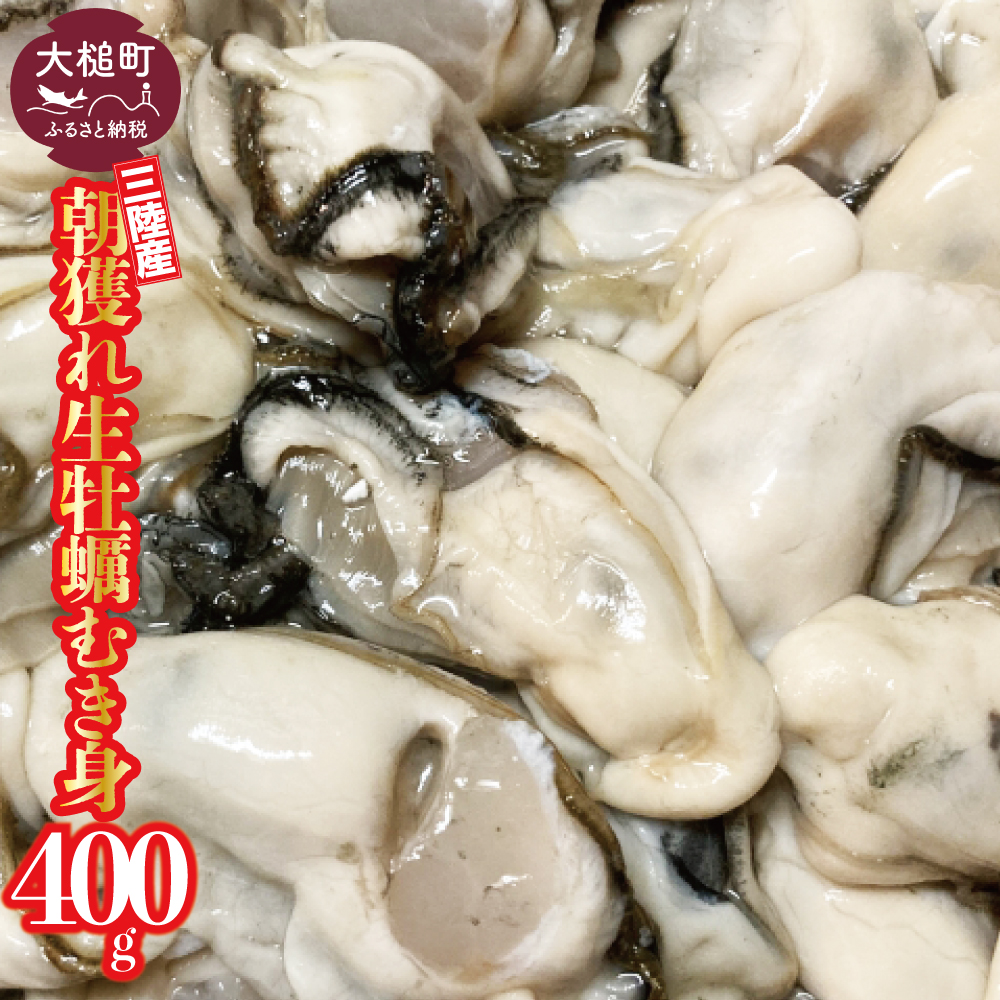 【2025年12月より発送】朝獲れ生牡蠣むき身400g岩手県大槌町10000魚介・海産物貝類