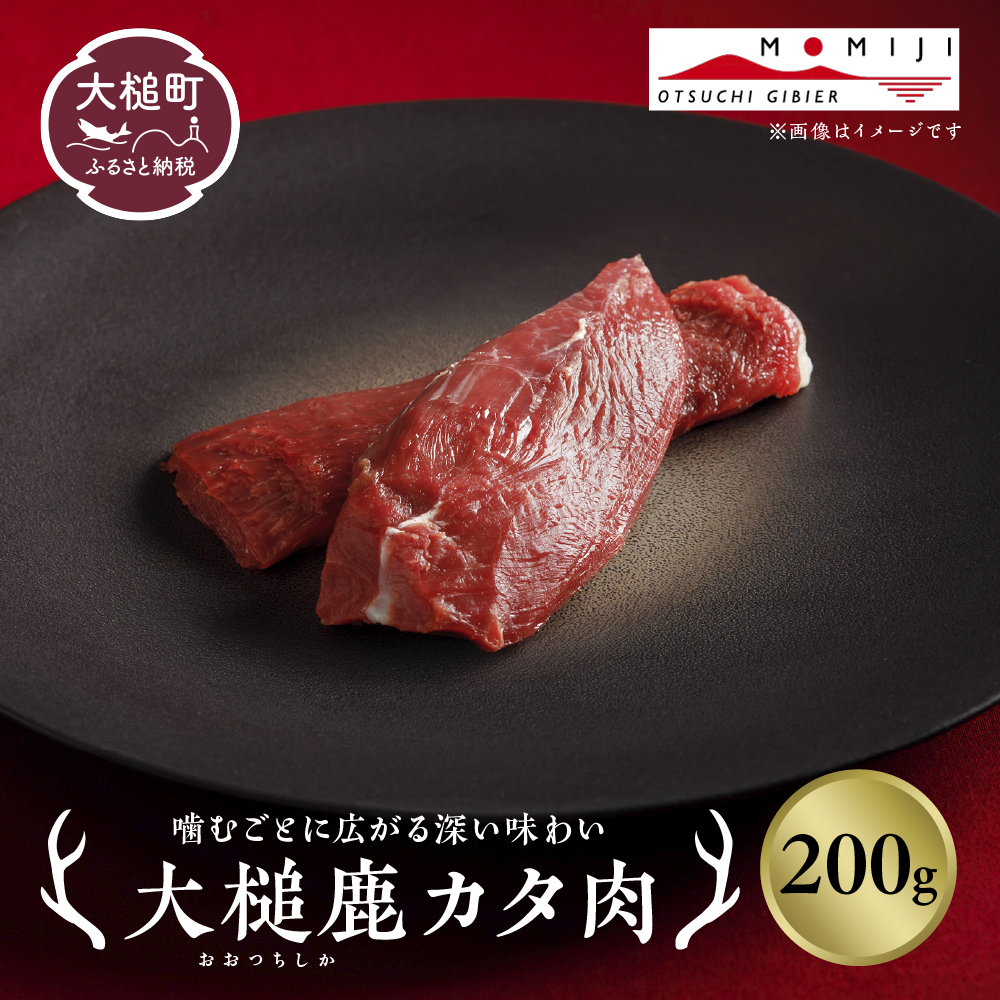 【ジビエ】大槌産 鹿肉(カタ肉 200g)岩手県大槌町5000肉ジビエ