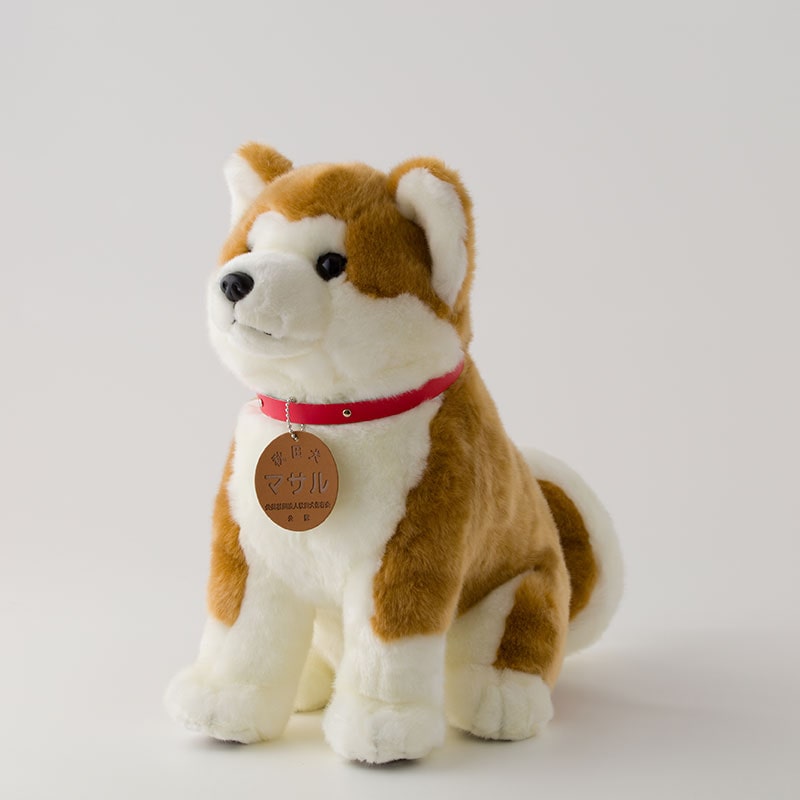 165P7307 秋田犬マサルぬいぐるみ 座りLサイズ秋田県大館市33000雑貨・日用品おもちゃ・ぬいぐるみ