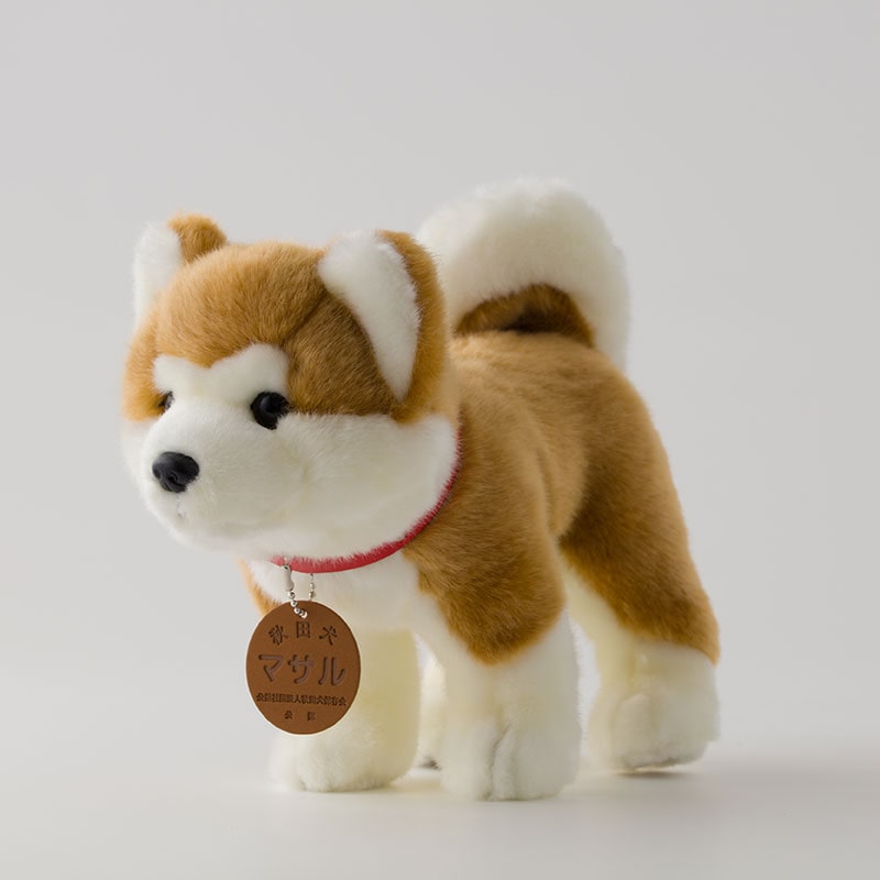65P7303 秋田犬マサルぬいぐるみ 立ちMサイズ秋田県大館市13000雑貨・日用品おもちゃ・ぬいぐるみ