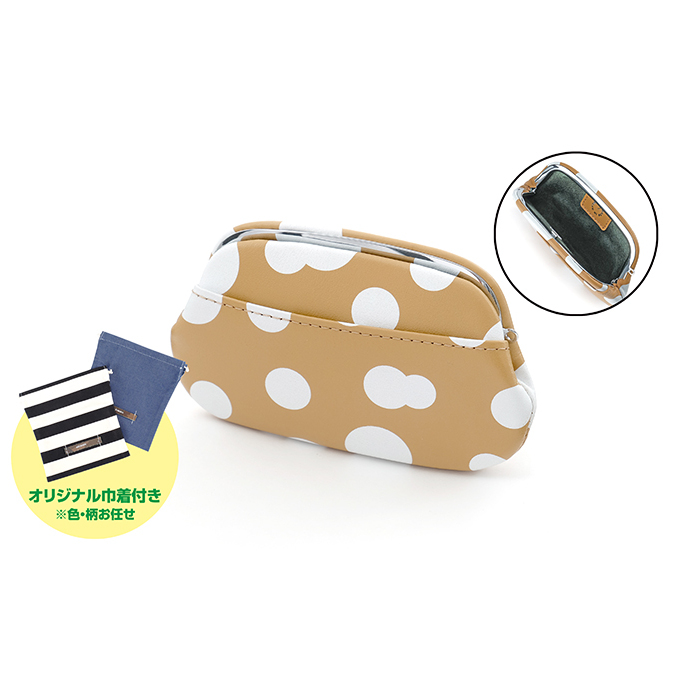コインケース 手ぬぐい セット 詰め合わせ すみだモダン まるあ柄セット rana(L) キャメル 東屋 小銭入れ 巾着 オリジナル巾着 財布 ウォレット ファッション小物 革小物 革製品 小物 雑貨 日