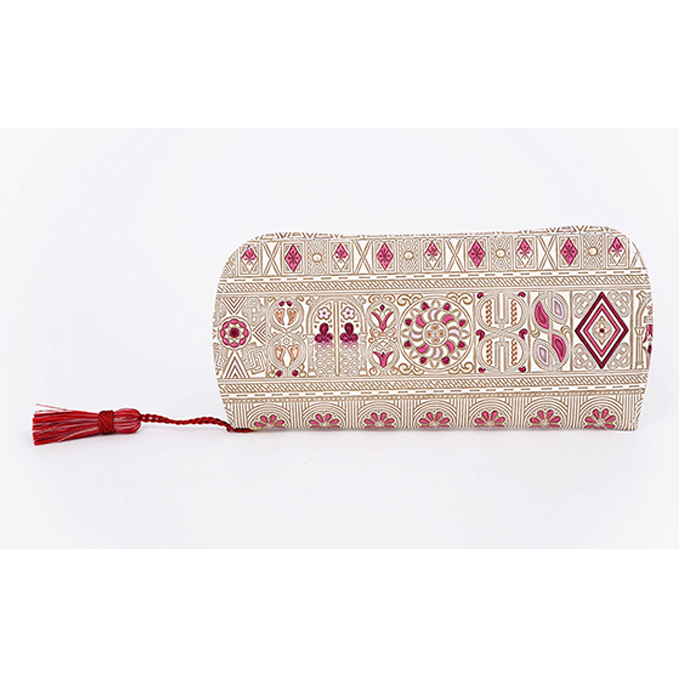 【文庫屋大関】メガネケース アポロン<ピンク>【皮革工芸品】 ファッション小物 民芸品 東京都墨田区46000衣類・装飾品・工芸品その他 装飾品・工芸品