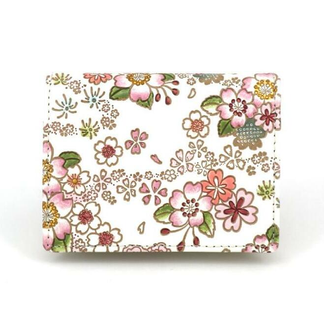 【文庫屋大関】箱まち小銭入れ かすみ桜【皮革工芸品】 革製品 工芸品 民芸品 牛革 財布 小銭入れ 小物入れ お祝い ギフト プレゼント 墨田区 東京都東京都墨田区31000衣類・装飾品・工芸品