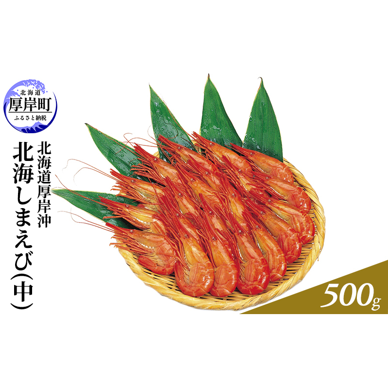 年末 お正月 北海道 厚岸沖 北海しまえび(中)500g 海老 エビ 北海道厚岸町22000魚介・海産物エビ