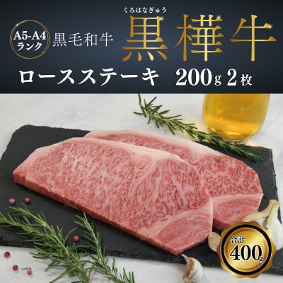 A4 A5等級 ロースステーキ 400g(200g×2P)  黒毛和牛【杉本本店】(宇城市)【配送不可地域:離島】【1544196】熊本県宇城市26000肉牛肉