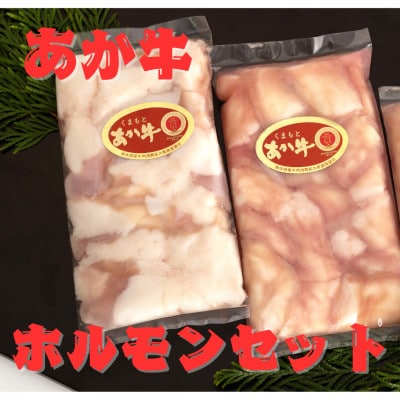 熊本県産 あか牛 牛小腸 ホルモンセット400g(200g×2パック)(宇城市)【配送不可地域:離島】【1554026】熊本県宇城市15000肉牛肉