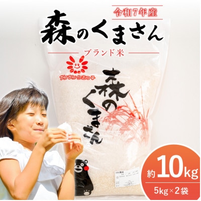 【 JA 熊本うき】令和7年産 新米 森のくまさん10kg【1647047】熊本県宇城市34000米・パン白米
