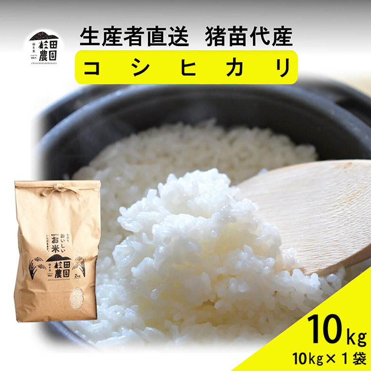 【令和7年度産 新米予約】 米 コシヒカリ 10kg(10kg×1袋) 白米 精米 ※2025年11月下旬頃より順次発送予定 ※沖縄・離島への配送不可福島県猪苗代町31000米・パン白米