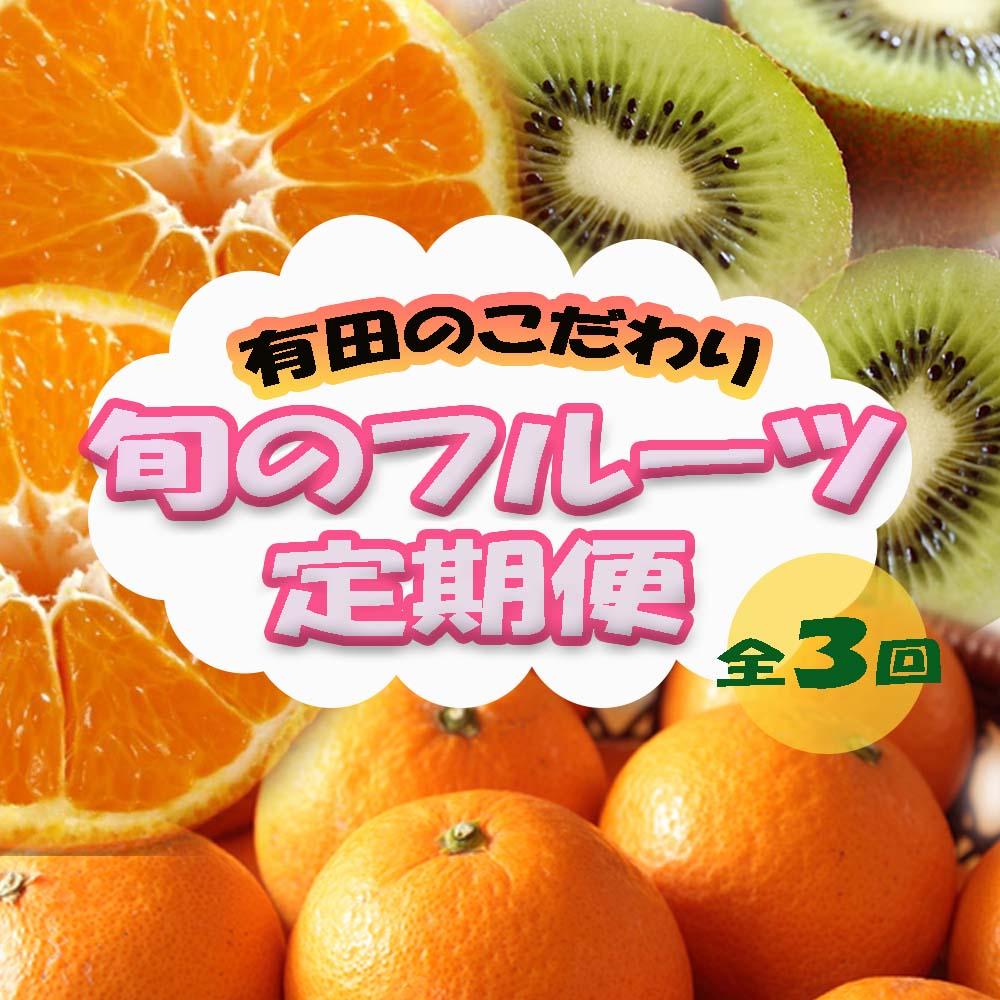 定期便全3回【1月・2月・3月発送】和歌山のこだわりが詰まった旬のフルーツ定期便(キウイ・不知火・清見オレンジ)和歌山県有田川町36500果物・フルーツその他 果物・フルーツ