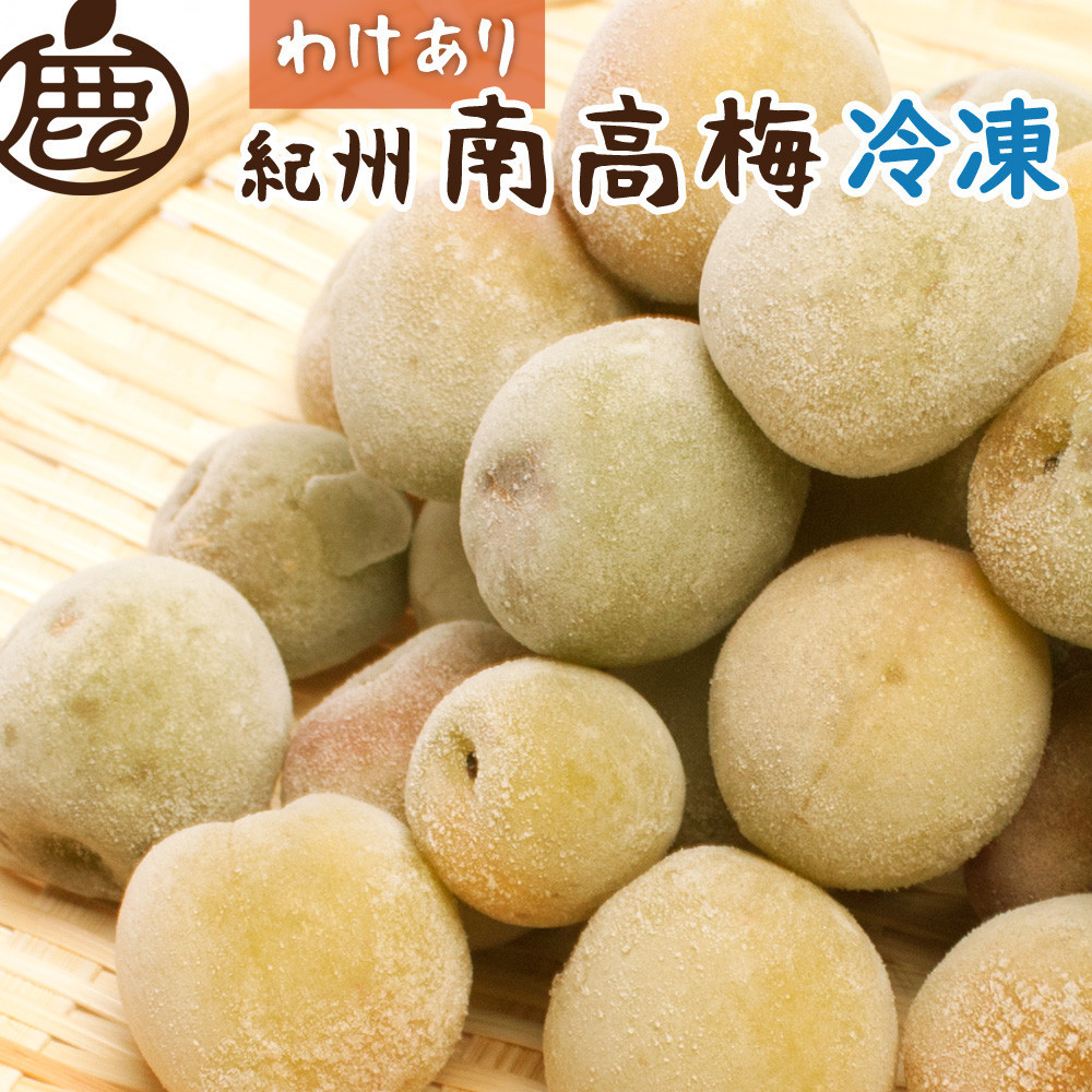 家庭用 冷凍梅 約3kg 紀州 南高梅 青梅 黄梅 完熟梅 訳あり和歌山県有田川町22000果物・フルーツその他 果物・フルーツ